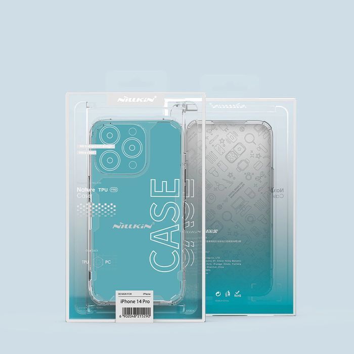 Nillkin Nature Pro etui iPhone 14 Pro pancerny pokrowiec przezroczysty