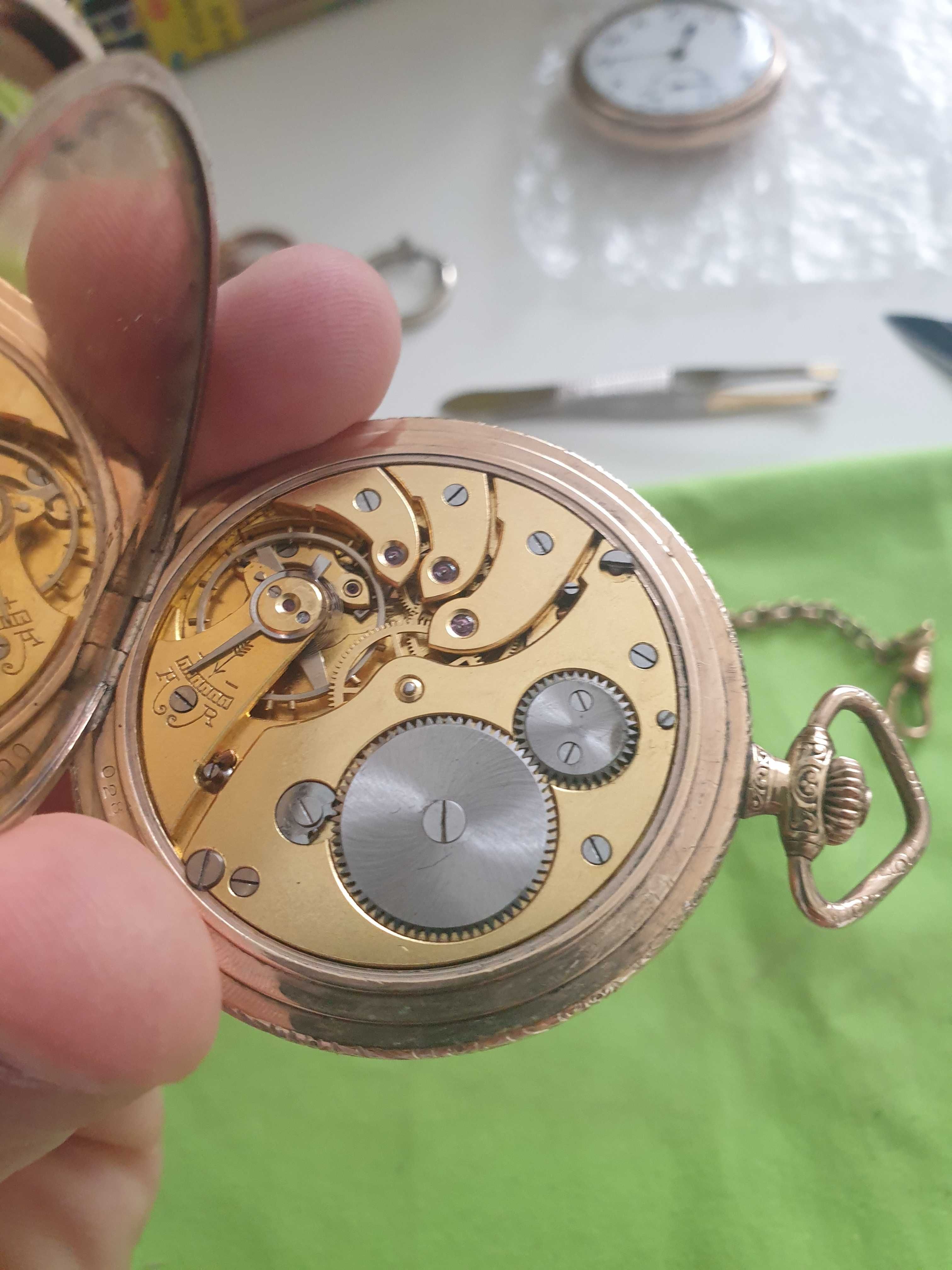 Zegarek kieszonkowy Drusus kryty pozlacany
