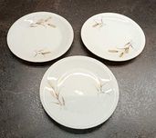 porcelana Chodzież - talerze śniadaniowe 3szt. kpl