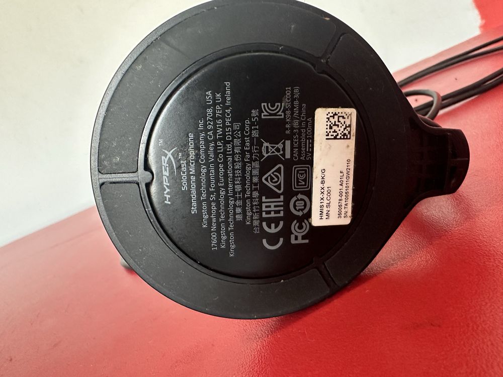 Мікрофон для ПК / для стрімінгу, подкастів HyperX SoloCast Black