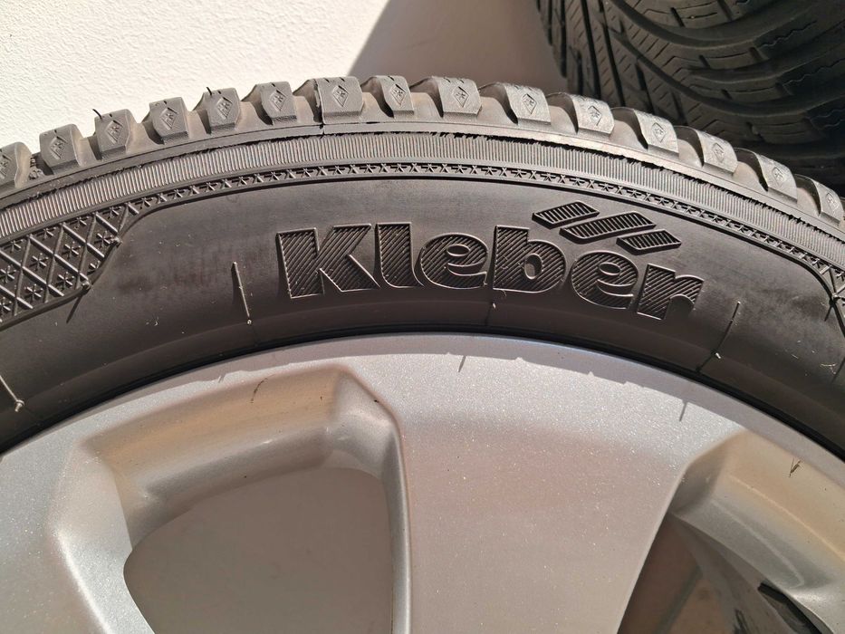 Alufelgi 17" 5x120 OPEL Insignia z oponami zimowymi Kleber jak nowe!