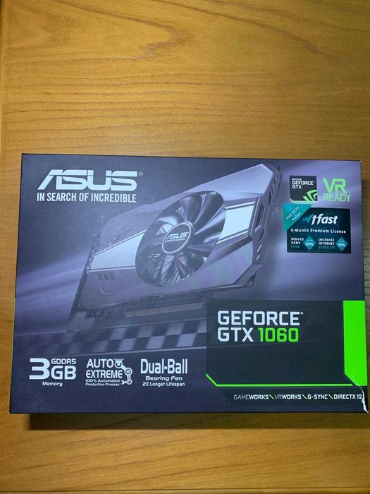 Placa gráfica GeForce GTX 1060 3gb
