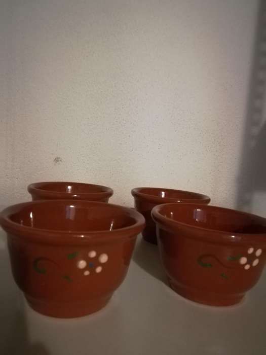 Taças de barro