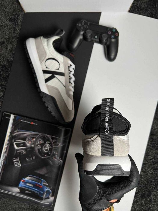 Чоловічі кросівки кельвін кляйн Calvin Klein GTX Light Grey White