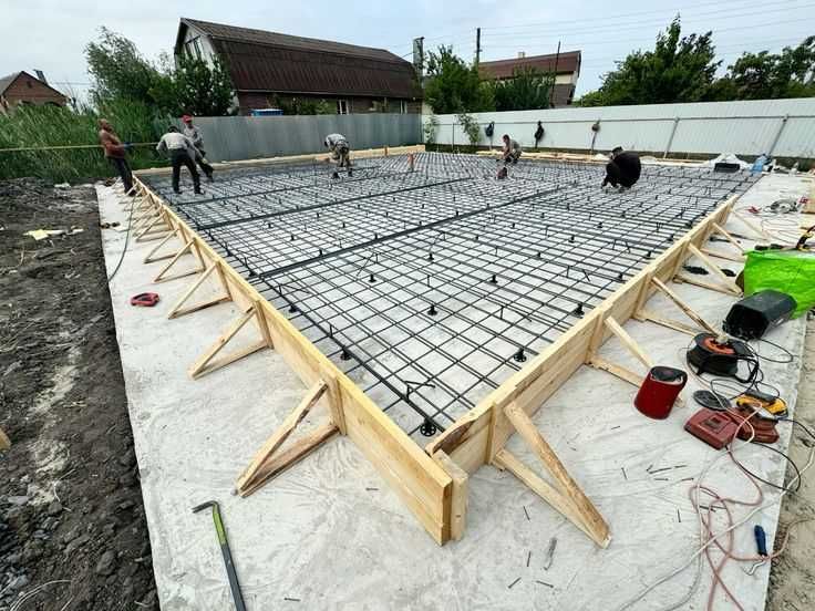 Бетонно-Монолітні роботи Київська область Перекриття - Фундамент-сходи