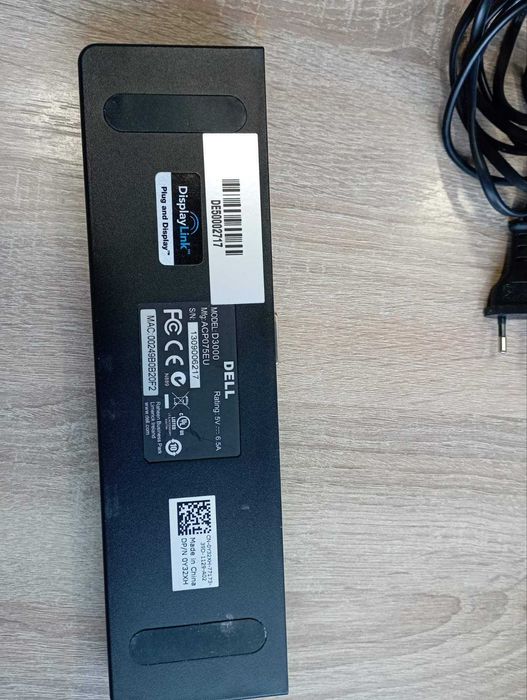 Док-станція Dell Dock D3000