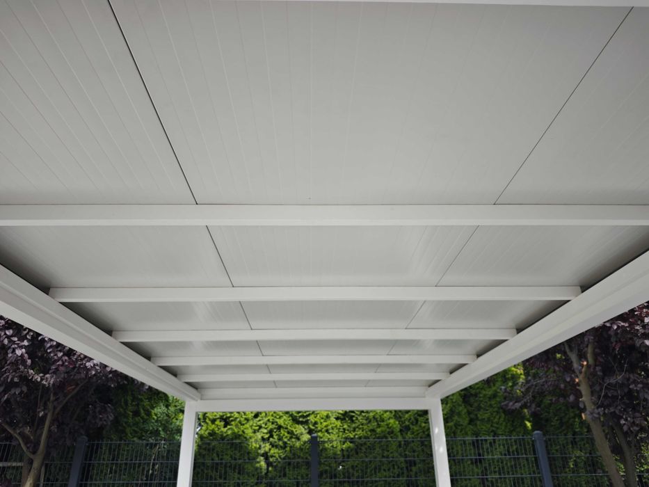 CARPORT aluminiowy pergola masywna. wymiar 5x3m, kolor: RAL9010STR