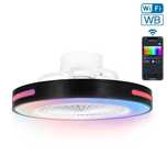 Ściemniany Wentylator Sufitowy LAMPA AIGOSTAR