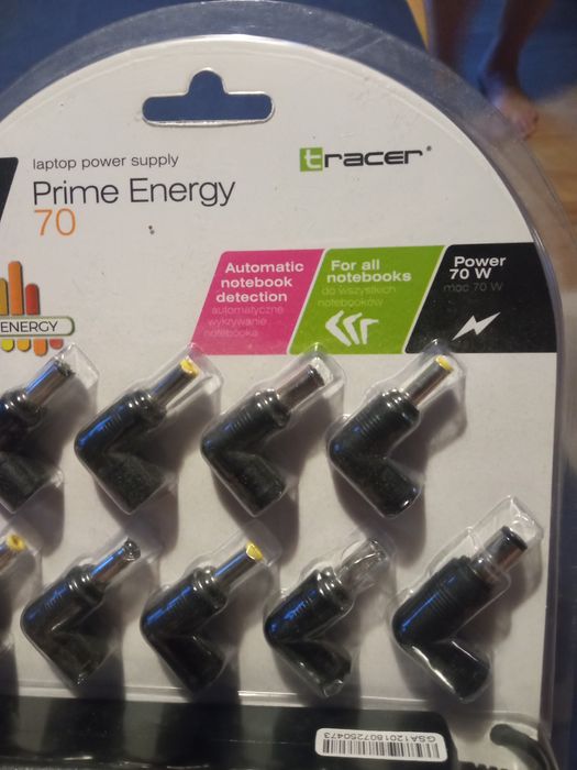 Tracker Prime energy 70  zasilacz sieciowy laptop