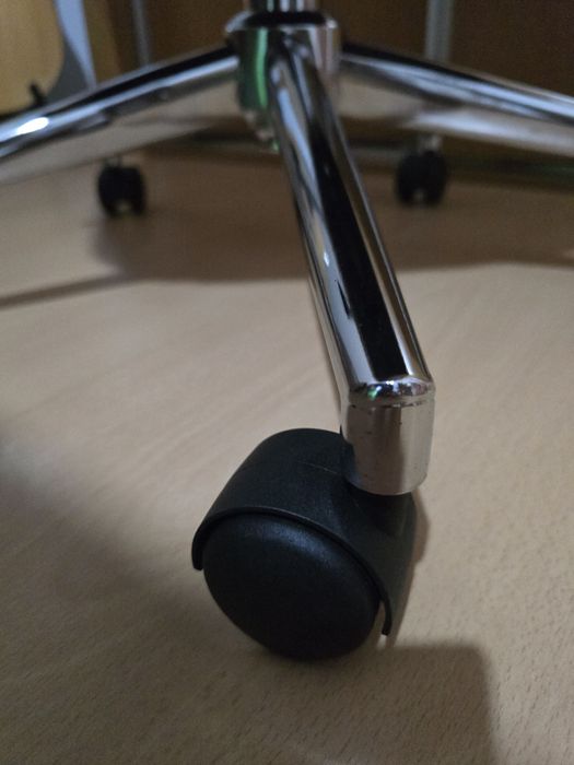 Cadeira Escritorio Bege Tecido