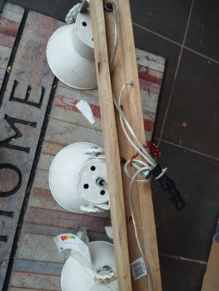 Lampa wisząca biała