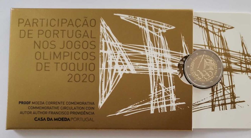 2 euros proof Portugal 2022 - Jogos Olímpicos