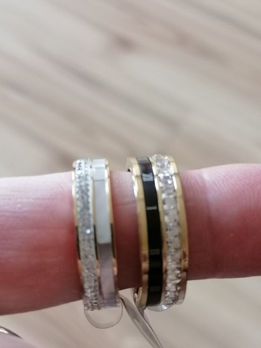 Nowe pierścionki, obrączki stal 316L