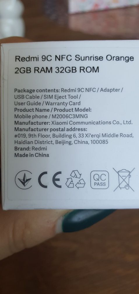 Telefon Redmi 9c nfc