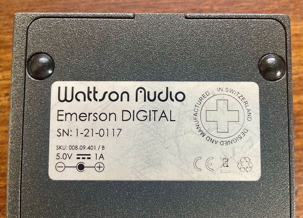 Network Streamer Wattson Audio Emerson Digital e Fonte de alimentação