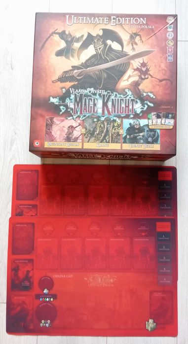 Mage Knight Ultimate Edition PL + dwie maty (planszetki gracza)