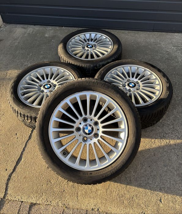 alufelgi z oponami zimowymi koła bmw 17r 5x120 72,6mm