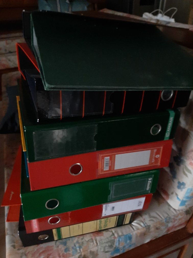 Capas argolas de arquivo