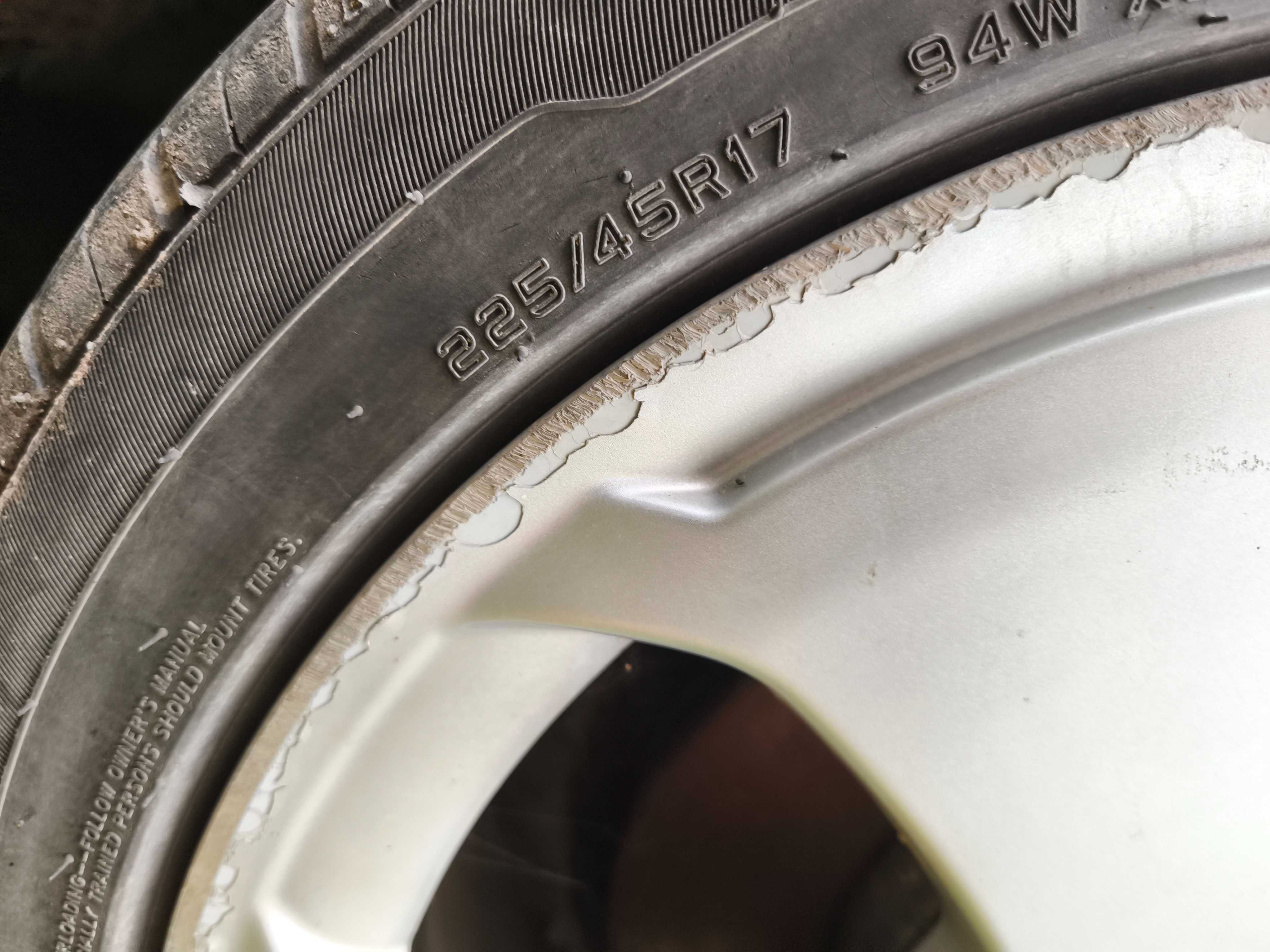 Felgi audi 5x112 z oponami sunfull M+S 23r