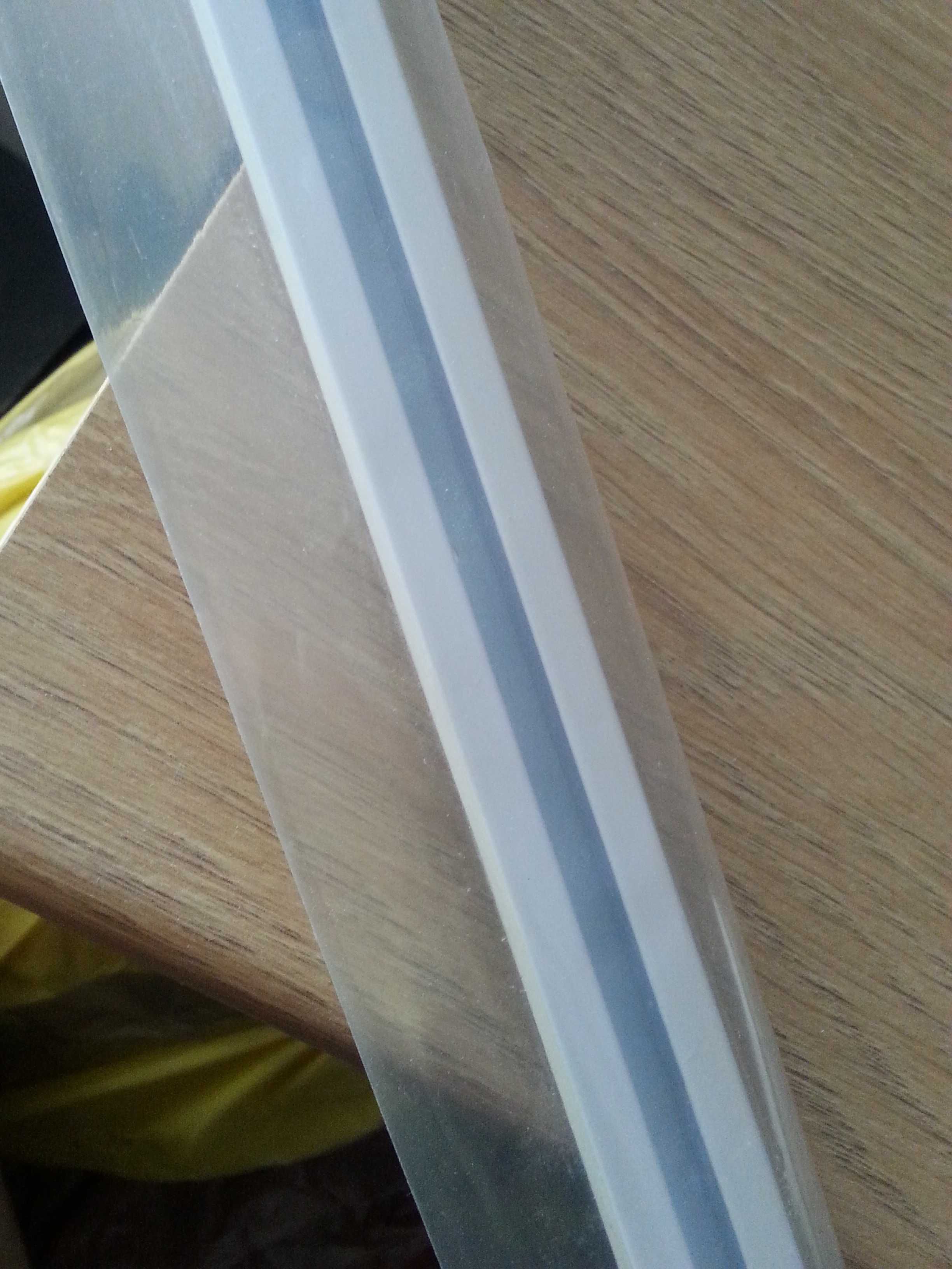 Karnisz - Simple 320 aluminiowa szyna podtynkowa biała dł. 230 cm