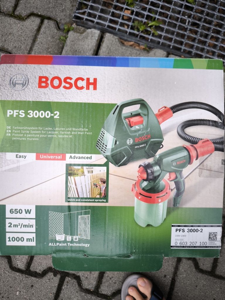 Pistolet natryskowy BOSCH PFS 3000-2.