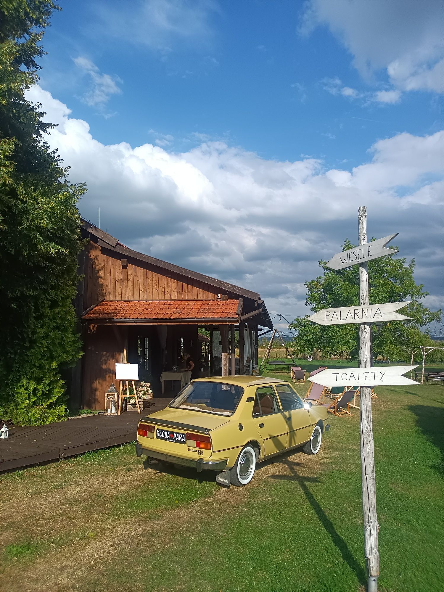 Auto do ślubu Skoda 120 GLS z 1979 r.