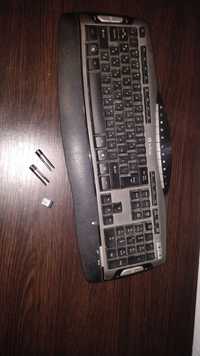 Блютуз клавиатура с USB адаптеррм