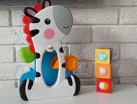 Fisher-Price ruchome klocki zebra