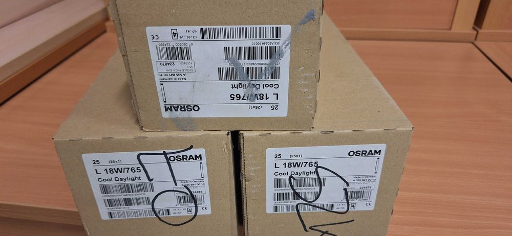 Świetlówka liniowa OSRAM L 18W/765 G13 6500K 1050lm