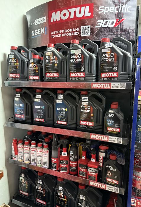 Оригінальне моторне масло та присадки Motul
