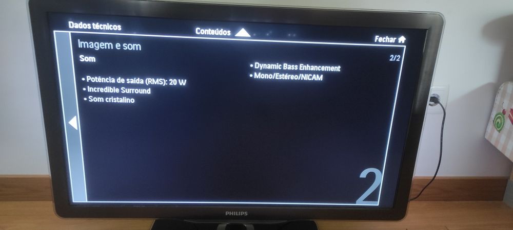 Smart TV / LCD Philips 37"