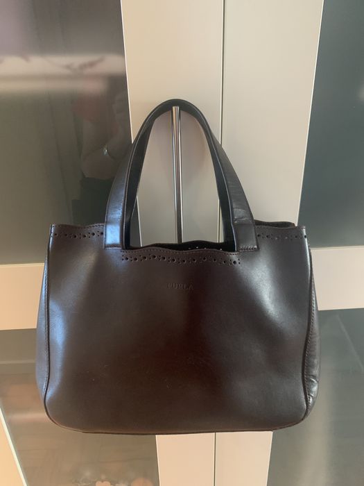 Mala FURLA pele em bom estado