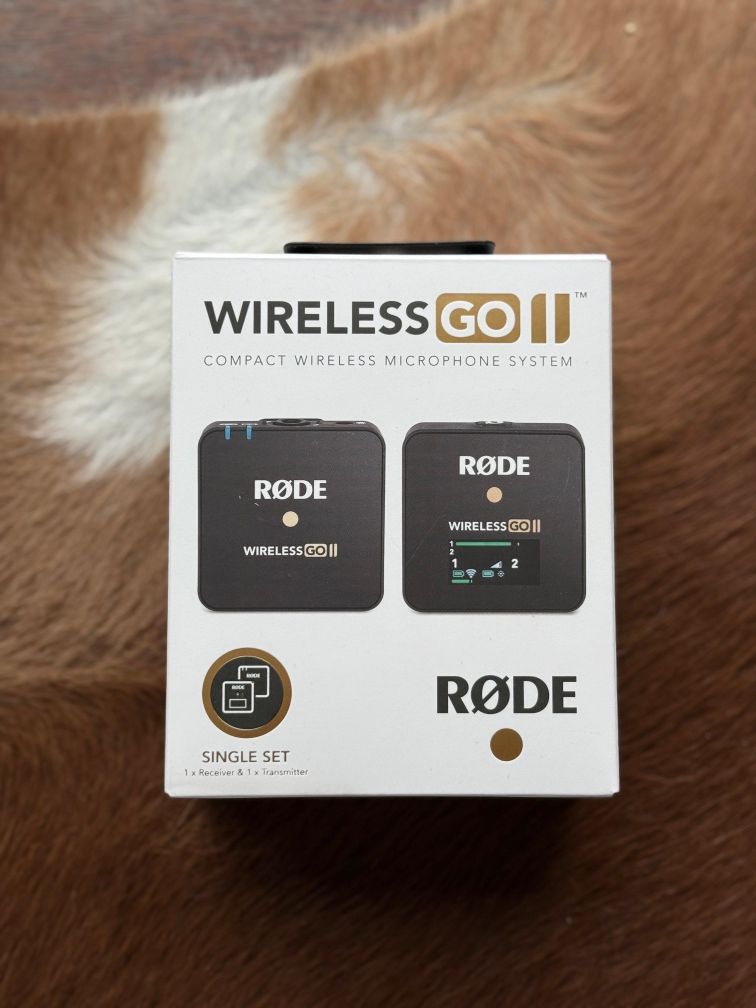 Røde wirelessGO II Single set - oryginalny nowy mikrofon