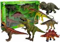 Zestaw Dinozaurów Duże Figurki Modele 6 sztuk Steg
