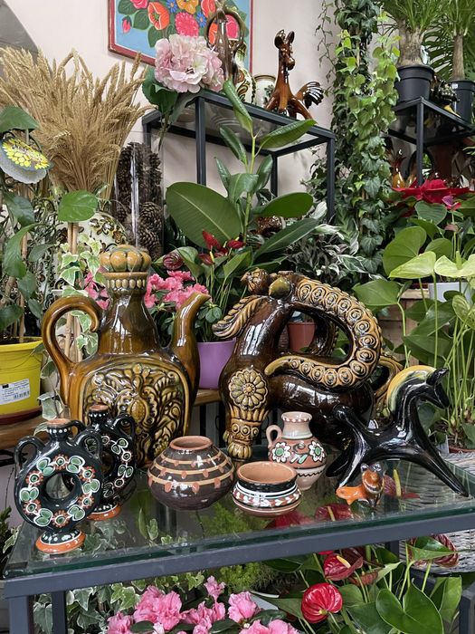 Статуетка, штоф, лембик, кераміка, майоліка