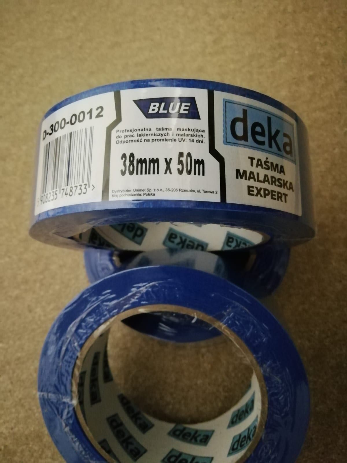 Taśma malarska deka expert 38mmx50m