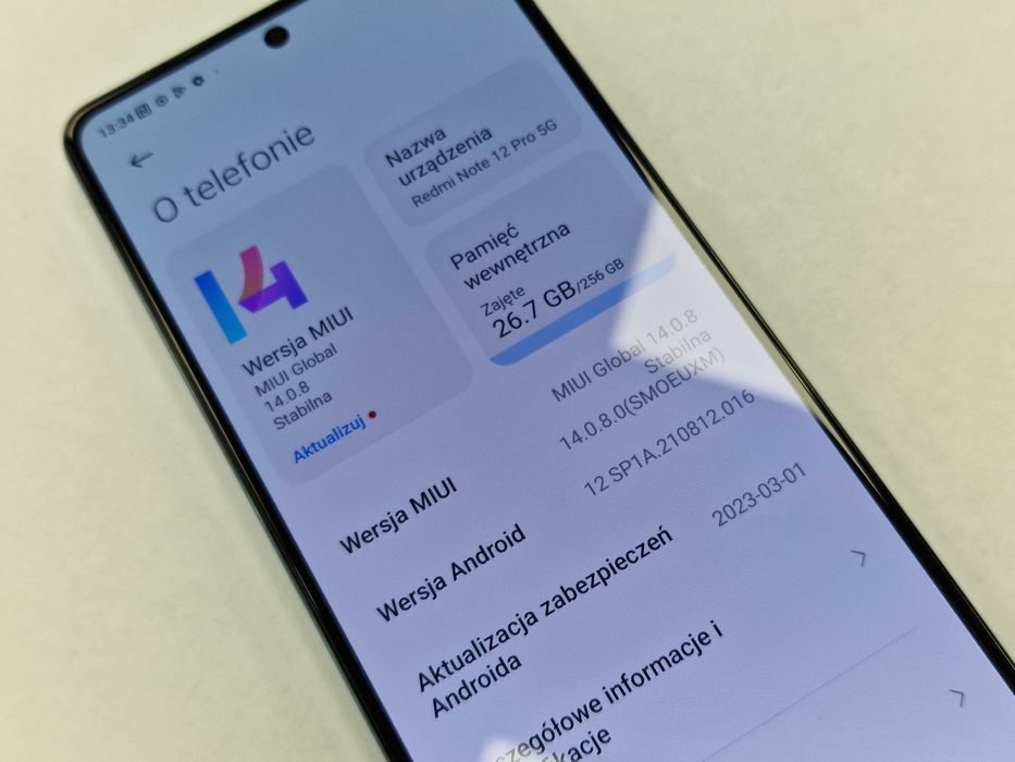 Xiaomi Redmi Note 12 PRO 5G D/S/ 8GB/ 256GB/ Sky Blue/ Grade A