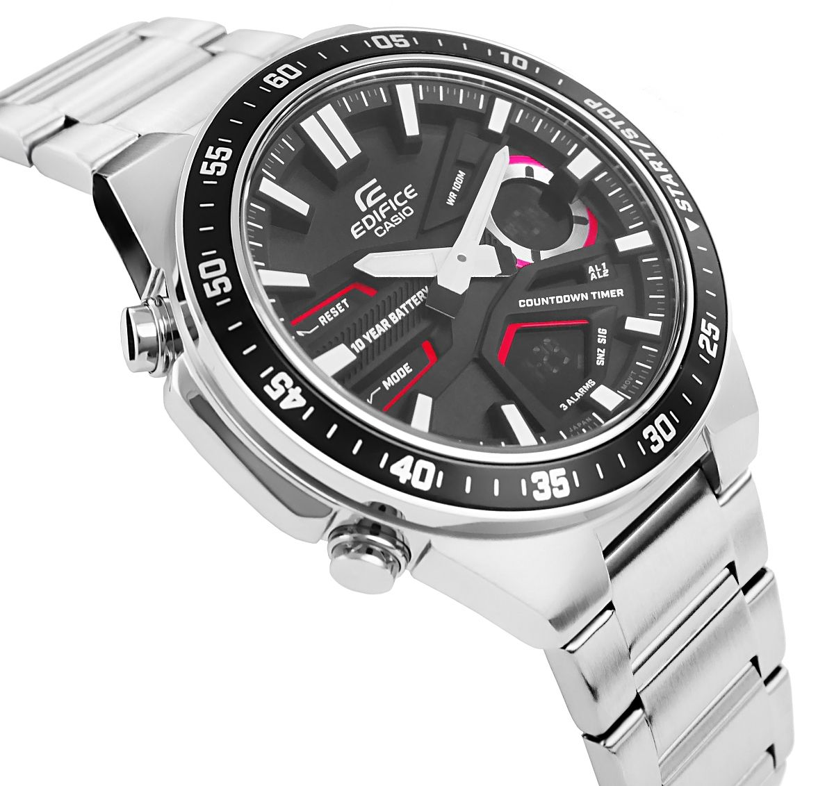 zegarek męski casio edifice efv-c110d-1a4vef 10 bar + box