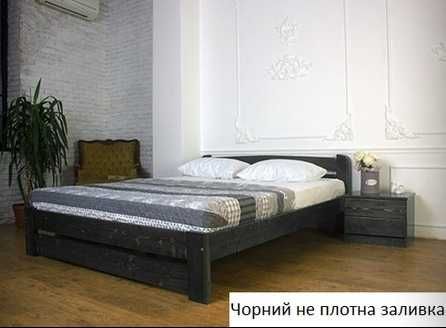 Ліжко Класік натуральне дерево. 160х200см з масиву дерева. Кровать