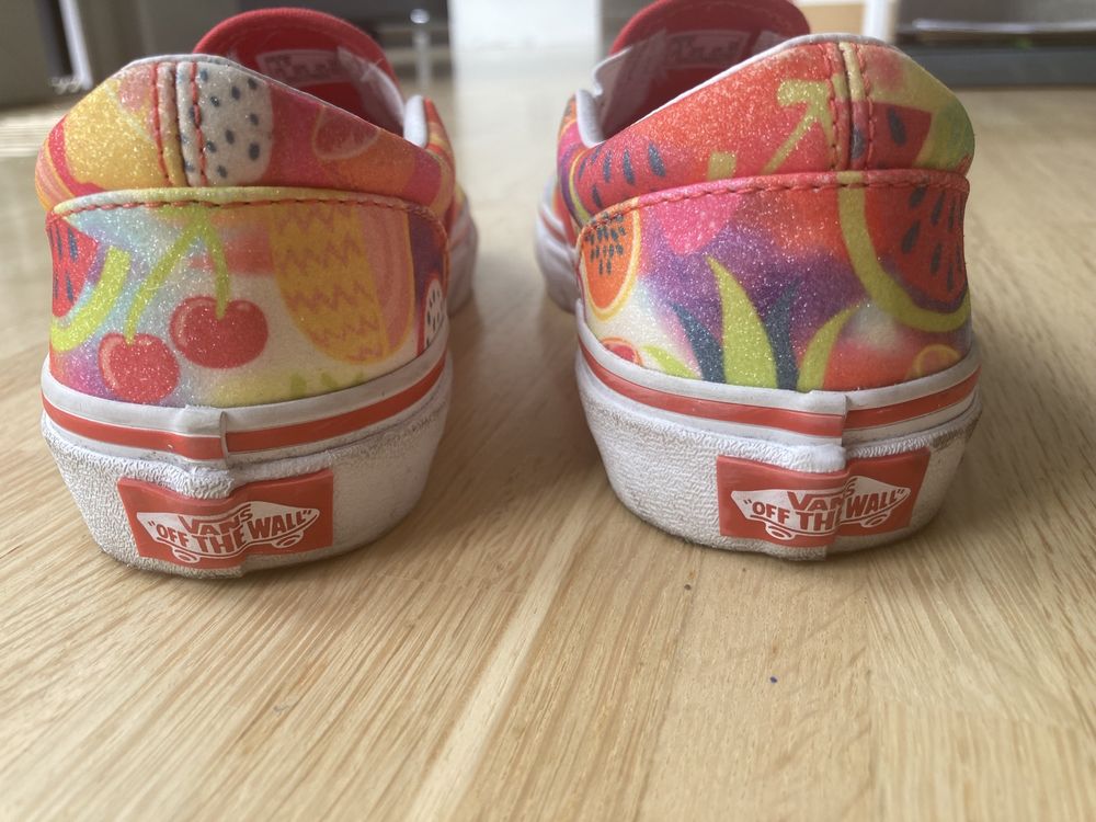 Vans slip-on brokatowe 32 / 19,5 cm stan idealny
