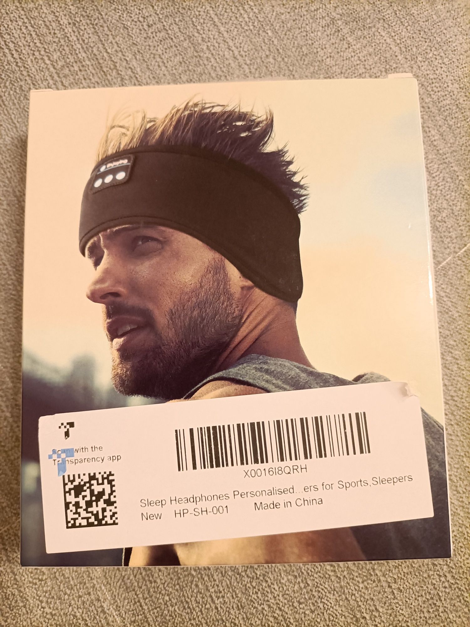 Słuchawki sportowe bluetooth.