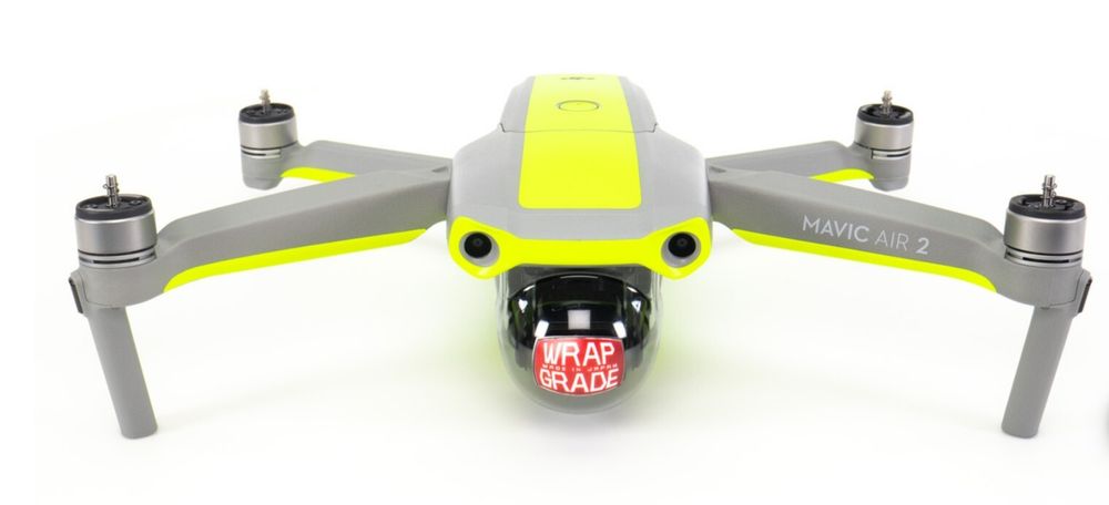 Wrap Grade Skin Drone DJI Air 2 Amarelo Neon fluo sticker