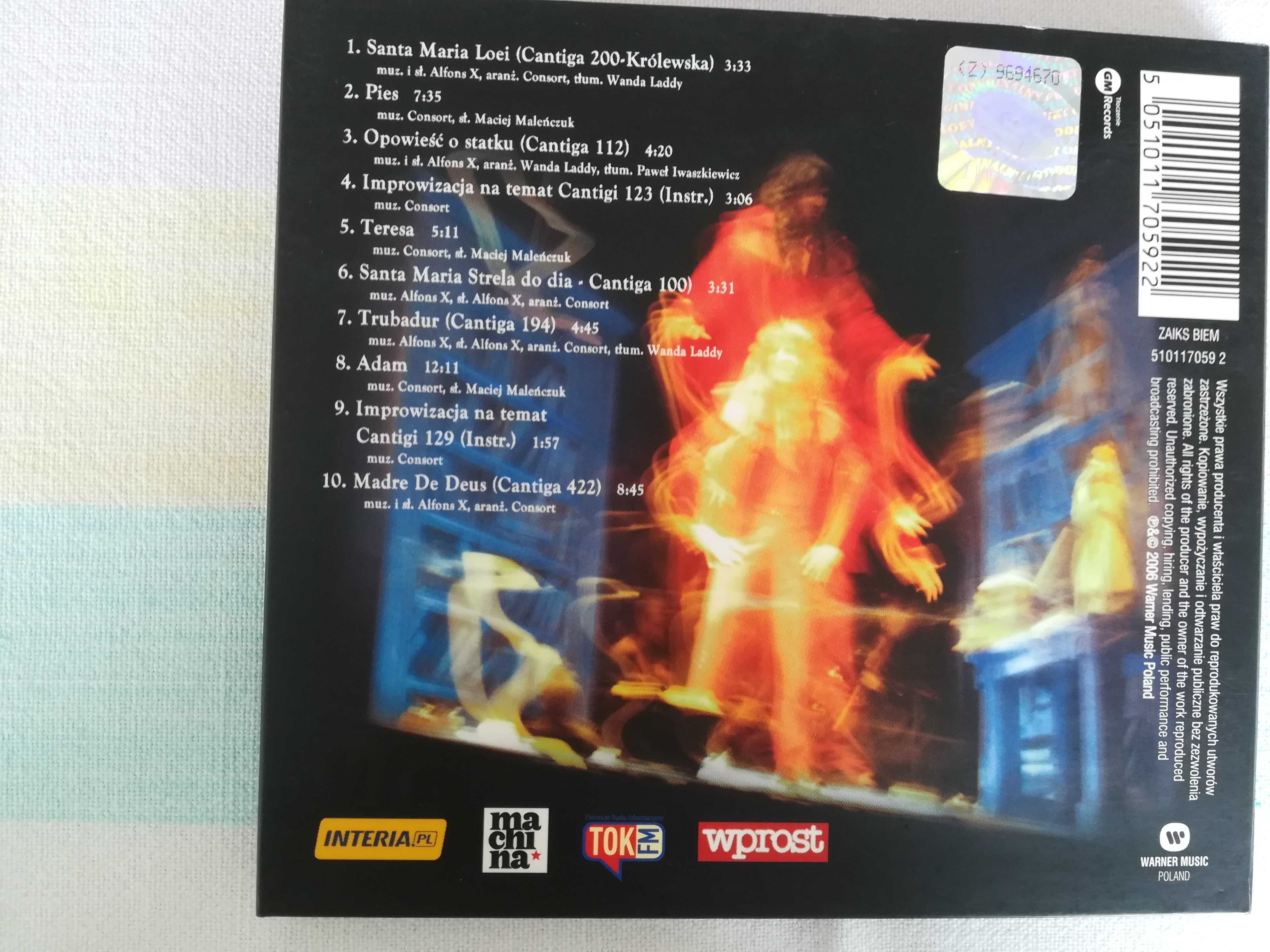 płyta cd Maciej Maleńczuk i Consort, Cantigas de Santa Maria,