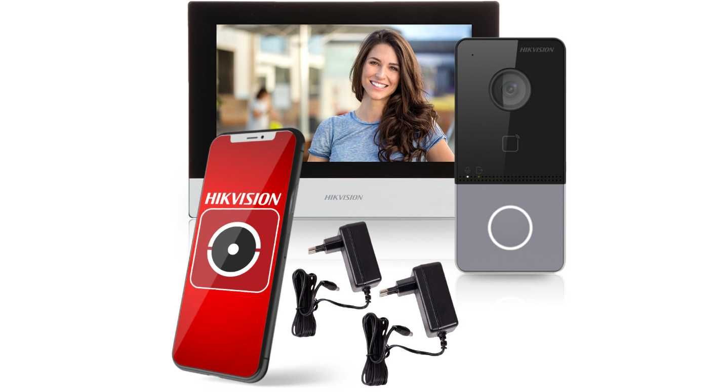 Wideodomofon HikVision - z aplikacją na smartphone z otwieraniem bramy