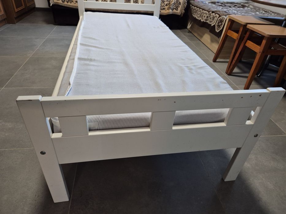 Lożko ikea Sultan Lade 160x70 białe