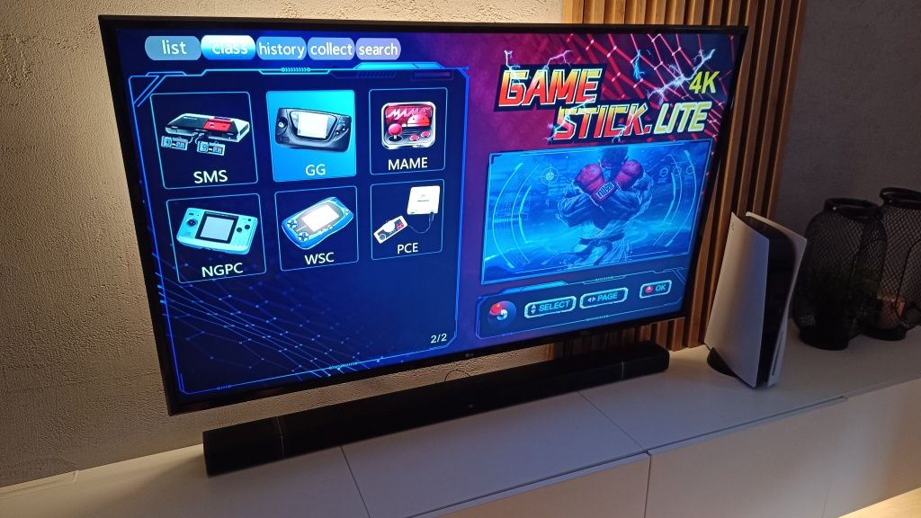 Konsola Retro HDMI, Game Stick 2 pady, Pegasus PS1 Atari itd. Mario