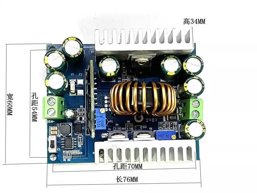 dc dc понижающий модуль плата 500w 90в dc dc знижуючий xl4016