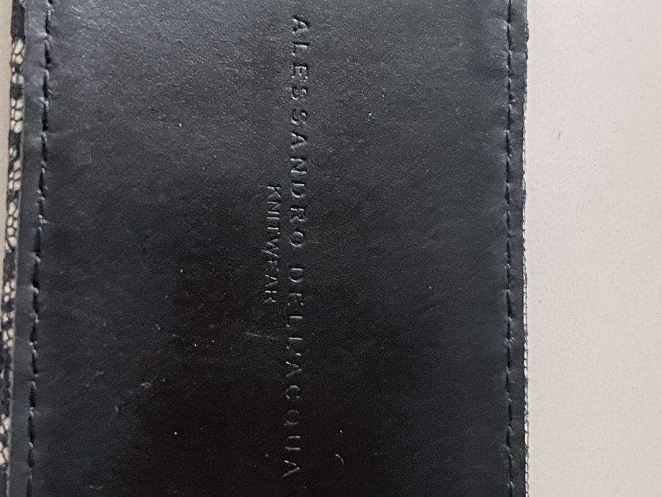 Пояс Alessandro Dell’Acqua натуральная кожа обтянута кружевом