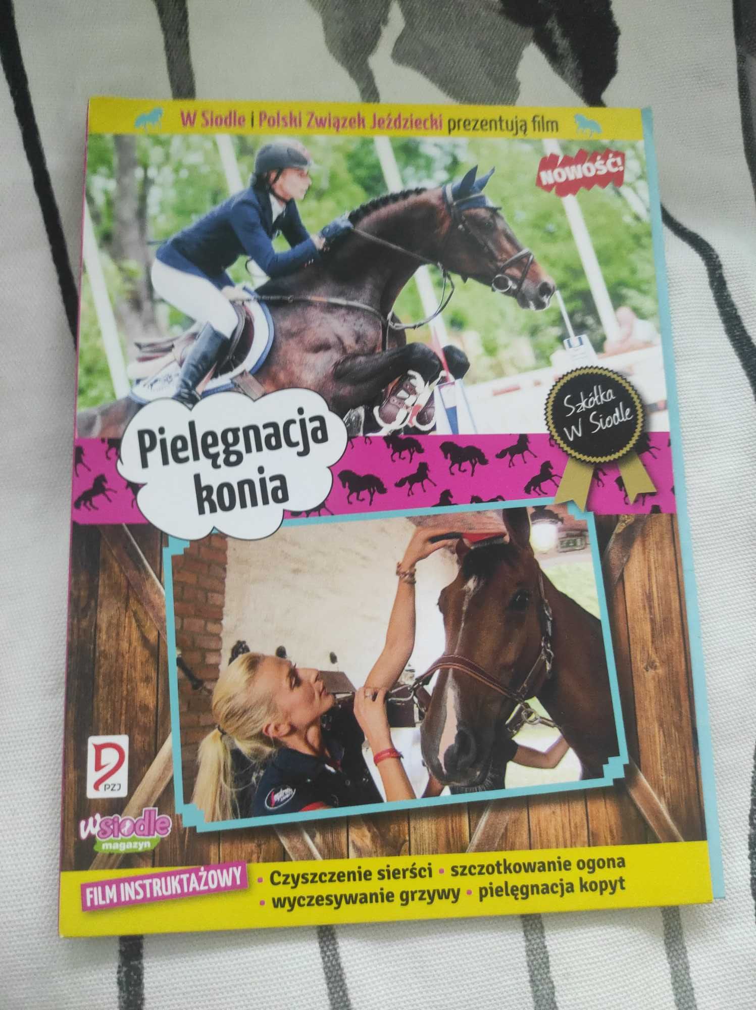 FILM DVD Szkółka w siodle Pielęgnacja konia film instruktażowy
