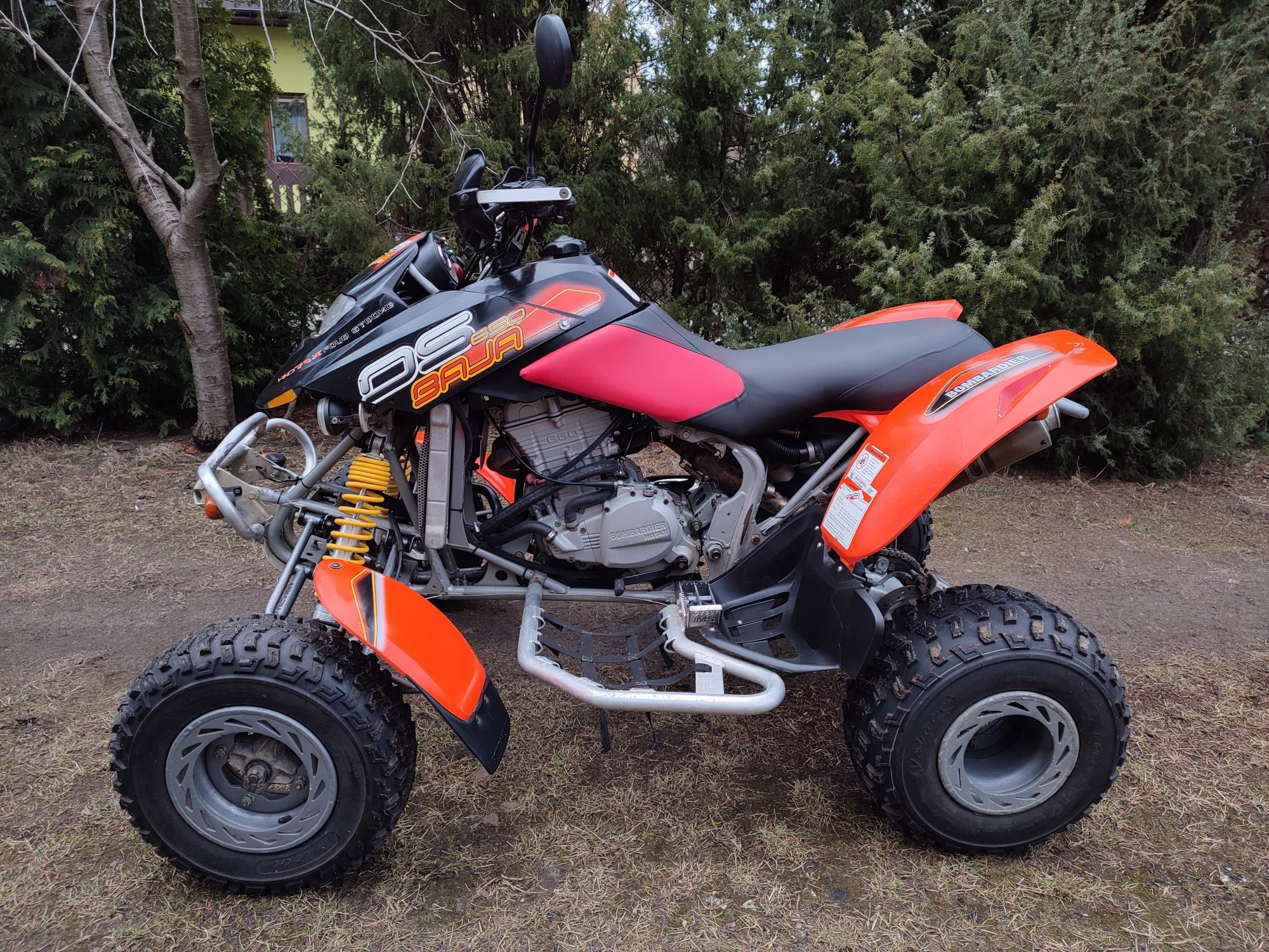 Bombardier DS 650 BAJA L7e 2002r Homologacja ( can AM, raptor )